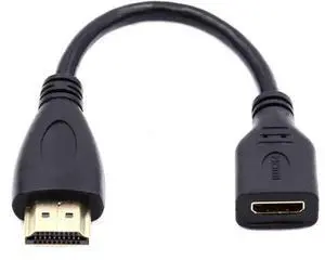 CY Mini HDMI Cable,Mini HDMI Type C Female to HDMI Type A Male Extension Cable for Camera HDTV 4K 1080P 15cm CY Mini HDMI Cable,Mini HDMI Type C Female to HDMI Type A Male Extension Cable for Camera HDTV 4K 1080P 15cm