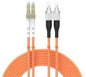 5Meters 17ft LC/UPC-FC/UPC Multi-Mode Fiber Optic Cable LC to FC OM1 Jumper Optical Patch Cord Duplex 62.5/125um Orange LC-FC 5Meters 17ft LC/UPC-FC/UPC Multi-Mode Fiber Optic Cable LC to FC OM1 Jumper Optical Patch Cord Duplex 62.5/125um Orange LC-FC