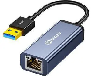USB 3.0 to RJ45 Gigabit Ethernet Adapter, Plug & Play LAN Network Converter for Laptop Switch Windows Mac, Portable USB NIC Adapter with 1000Mbps Speed, No Driver RequiredUSB USB 3.0 to RJ45 Gigabit Ethernet Adapter, Plug & Play LAN Network Converter for Laptop Switch Windows Mac, Portable USB NIC Adapter with 1000Mbps Speed, No Driver RequiredUSB