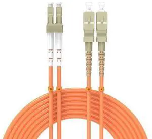 3Meters 10ft LC/UPC-SC/UPC Multi-Mode Fiber Optic Cable LC to SC OM1 Jumper Optical Patch Cord Duplex 62.5/125um Orange 3Meters 10ft LC/UPC-SC/UPC Multi-Mode Fiber Optic Cable LC to SC OM1 Jumper Optical Patch Cord Duplex 62.5/125um Orange