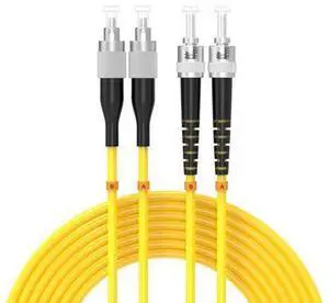20Meters 65ft FC/UPC-ST/UPC Single-Mode Fiber Optic Cable FC to ST OS2 Jumper Optical Patch Cord Duplex 9/125um Yellow FC-ST 20Meters 65ft FC/UPC-ST/UPC Single-Mode Fiber Optic Cable FC to ST OS2 Jumper Optical Patch Cord Duplex 9/125um Yellow FC-ST