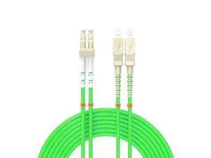 LC to SC UPC Fiber Patch Cable OM5 0.6Meters/1.9ft 40Gb/100GB/giga-bit multimode Duplex Jumper MMF 50/125?m LSZH Fiber Optic Cord LC to SC UPC Fiber Patch Cable OM5 0.6Meters/1.9ft 40Gb/100GB/giga-bit multimode Duplex Jumper MMF 50/125?m LSZH Fiber Optic Cord