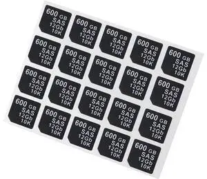 20PCS Capacity Sticker Label for Hard Drive Tray Caddy DXD9H 0DXD9H X7K8W 0X7K8W, Compatible for D-ELL PowerEdge 16th-14th Gen r740 r640 r440 r340 r750 r650 r550 r760 r660 r6625, 600GB, SAS, 12GB, 10K 20PCS Capacity Sticker Label for Hard Drive Tray Caddy DXD9H 0DXD9H X7K8W 0X7K8W, Compatible for D-ELL PowerEdge 16th-14th Gen r740 r640 r440 r340 r750 r650 r550 r760 r660 r6625, 600GB, SAS, 12GB, 10K