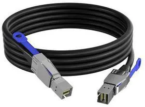 SFF-8644 to SFF-8644 Mini SAS HD Data Server Raid Cable,External Mini SAS 36pin SFF-8644 to SFF-8644 for Hard Disk Server, SAN, Raid Card,1m(3.3ft) SFF-8644 to SFF-8644 Mini SAS HD Data Server Raid Cable,External Mini SAS 36pin SFF-8644 to SFF-8644 for Hard Disk Server, SAN, Raid Card,1m(3.3ft)