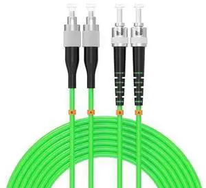 om5 fc to st Fiber Patch Cable,1Meters/3.2ft 10GB/40GB/100GB giga-bit Multimode Duplex Jumper 50/125?m LSZH Fiber Optic Cord om5 fc to st Fiber Patch Cable,1Meters/3.2ft 10GB/40GB/100GB giga-bit Multimode Duplex Jumper 50/125?m LSZH Fiber Optic Cord