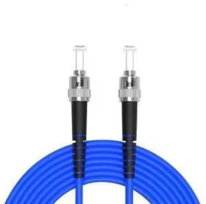 VoltSync 35Meters, ST to ST, Armored Single Mode Simplex Fiber Optic Cables ST-ST Patch Cord Jumper SM SX 114FT Blue VoltSync 35Meters, ST to ST, Armored Single Mode Simplex Fiber Optic Cables ST-ST Patch Cord Jumper SM SX 114FT Blue