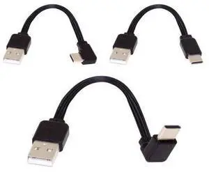 3 Pack USB-C Cable Set, USB 2.0 Type A Male to USB C Male, 4 Wires, 5V 2A, 13cm 3 Pack USB-C Cable Set, USB 2.0 Type A Male to USB C Male, 4 Wires, 5V 2A, 13cm