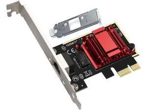 2.5GBase-T PCIe Network Adapter RTL8125B 2500/1000/100Mbps PCI Express Giga-bit Ethernet Card RJ45 LAN Controller Support PXE for Windows/Linux/MAC with Low Profile 2.5GBase-T PCIe Network Adapter RTL8125B 2500/1000/100Mbps PCI Express Giga-bit Ethernet Card RJ45 LAN Controller Support PXE for Windows/Linux/MAC with Low Profile