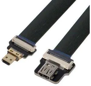 CYFPV Micro HDMI Male to Female Extension FPC Flat Cable 1080P for FPV HDTV Multicopter Aerial Photography 0.5M CYFPV Micro HDMI Male to Female Extension FPC Flat Cable 1080P for FPV HDTV Multicopter Aerial Photography 0.5M