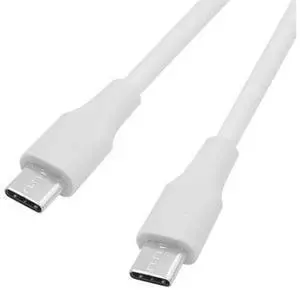 Type-C USB-C Male to Male USB 2.0 Version Data Cable Support PD 65W for Laptop & Phone White 100cm Type-C USB-C Male to Male USB 2.0 Version Data Cable Support PD 65W for Laptop & Phone White 100cm