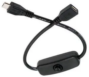 Micro USB Power Switch Extension Cable Micro USB Male to Female with On/Off Power Switch Button DC 5V Power Extension Cable Micro USB Power Switch Extension Cable Micro USB Male to Female with On/Off Power Switch Button DC 5V Power Extension Cable