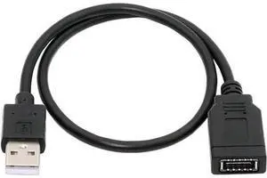 USB 2.0 Male to USB 3.1 Type E Key-A Female Front Panel Socket to USB Mainboard Header Extension Cable 1.31FT USB 2.0 Male to USB 3.1 Type E Key-A Female Front Panel Socket to USB Mainboard Header Extension Cable 1.31FT