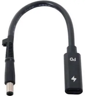 USB C to DC 20V 7.4x5.0mm PD 65W Charge Cable for H-P Laptop Type-C Input to DC 20V Output USB C to DC 20V 7.4x5.0mm PD 65W Charge Cable for H-P Laptop Type-C Input to DC 20V Output