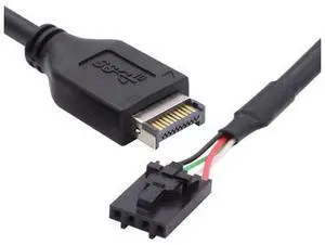 Cable USB 3.1 Front Panel Header Male Type-E Host to USB 2.0 Motherboard 4pin IDC Housing with Latch Device Cable 30cm Cable USB 3.1 Front Panel Header Male Type-E Host to USB 2.0 Motherboard 4pin IDC Housing with Latch Device Cable 30cm