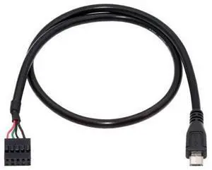USB 2.0 9Pin 10Pin Motherboard Header to Micro USB 5Pin Data Cable 0.5M USB 2.0 9Pin 10Pin Motherboard Header to Micro USB 5Pin Data Cable 0.5M
