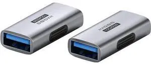 USB 3.2 Adapter 2 Pack, USB A Female to Female Connector OTG Adapter 10Gbps 60W Cable Extender for Laptops Charger PC Car Mouse Keyboard (AA30) USB 3.2 Adapter 2 Pack, USB A Female to Female Connector OTG Adapter 10Gbps 60W Cable Extender for Laptops Charger PC Car Mouse Keyboard (AA30)