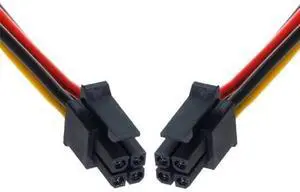 ATX Molex Micro Fit Connector 4Pin Male to 4Pin Male Power 20AWG Cable 60cm Pitch 3.00mm ATX Molex Micro Fit Connector 4Pin Male to 4Pin Male Power 20AWG Cable 60cm Pitch 3.00mm