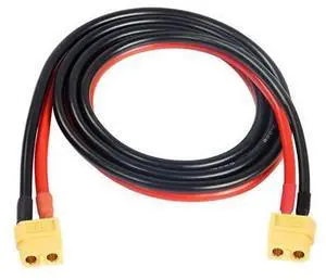 XT60 Cable XT60 12AWG Female to Female Extension Cable for RC Battery Portable Power Station Solar Panel 0.5M XT60 Cable XT60 12AWG Female to Female Extension Cable for RC Battery Portable Power Station Solar Panel 0.5M