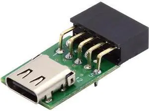 Single Port USB 3.1 Type C USB-C Female to USB 2.0 Motherboard 9pin 10pin Header Adapter PCBA 480Mbps Single Port USB 3.1 Type C USB-C Female to USB 2.0 Motherboard 9pin 10pin Header Adapter PCBA 480Mbps