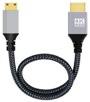 4K 60hz HDMI 2.0 Male to Mini HDMI Type-C Male Cable with Sleeve Straight Connector for HDTV Computer Laptop Monitor 200CM 4K 60hz HDMI 2.0 Male to Mini HDMI Type-C Male Cable with Sleeve Straight Connector for HDTV Computer Laptop Monitor 200CM