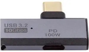 10Gbps USB-C Type-C 1-to-2 USB-C Female OTG & 100W PD Power Adapter for Laptop Tablet Phone 10Gbps USB-C Type-C 1-to-2 USB-C Female OTG & 100W PD Power Adapter for Laptop Tablet Phone