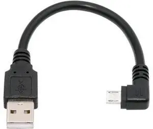 Right Angled 90 Degree Micro USB 5Pin to USB 2.0 Type-A Data Charge Cable for Phone Tablet Camera 10cm Right Angled 90 Degree Micro USB 5Pin to USB 2.0 Type-A Data Charge Cable for Phone Tablet Camera 10cm