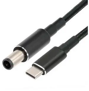 USB-C 100W 20V Input to DC 7.4 * 5.0mm PD Power 65W Output Charge Cable Support QC PD Type-C Compatible with -Laptop (1.8m) USB-C 100W 20V Input to DC 7.4 * 5.0mm PD Power 65W Output Charge Cable Support QC PD Type-C Compatible with -Laptop (1.8m)
