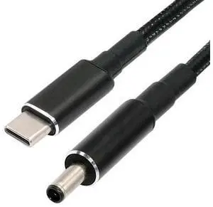 USB-C 100W 20V Input to DC 4.5 * 3.0mm PD Power 65W Output Charge Cable Support QC PD Type-C Compatible with -Laptop (1.8m) USB-C 100W 20V Input to DC 4.5 * 3.0mm PD Power 65W Output Charge Cable Support QC PD Type-C Compatible with -Laptop (1.8m)