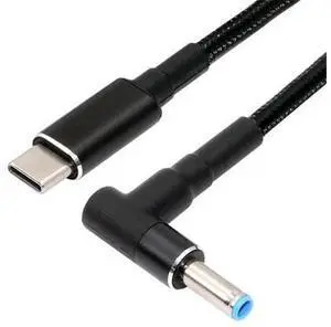 USB-C 100W 20V Input to DC 4.5 * 3.0mm PD Power 65W Output Charge Cable Support QC PD Type-C Compatible with -Laptop (1.8m) USB-C 100W 20V Input to DC 4.5 * 3.0mm PD Power 65W Output Charge Cable Support QC PD Type-C Compatible with -Laptop (1.8m)