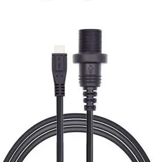 1m Waterproof Dustproof 480Mbps Micro USB2.0 5Pin Male to Female Extension Data Power Cable Car Panel Mount Design 1m Waterproof Dustproof 480Mbps Micro USB2.0 5Pin Male to Female Extension Data Power Cable Car Panel Mount Design