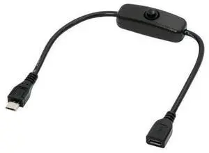 Micro USB2.0 Cable with On Off Power Switch Button Micro 5Pin Male to Female for DC 5V Desk Lamp Fan Camera Micro USB2.0 Cable with On Off Power Switch Button Micro 5Pin Male to Female for DC 5V Desk Lamp Fan Camera