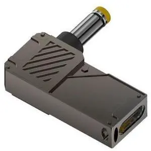USB C to DC Adapter,USB C Female to DC 4.8x1.7mm Barrel Jack Plug PD 100W Laptop Fast Charging Adapter with Wattage Display USB C to DC Adapter,USB C Female to DC 4.8x1.7mm Barrel Jack Plug PD 100W Laptop Fast Charging Adapter with Wattage Display