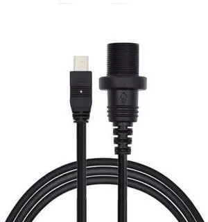 1m Waterproof Dustproof 480Mbps Mini USB2.0 5Pin Male to Female Extension Data Power Cable Car Panel Mount Design 1m Waterproof Dustproof 480Mbps Mini USB2.0 5Pin Male to Female Extension Data Power Cable Car Panel Mount Design