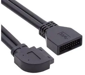 Left Angled USB 3.0 20Pin 19Pin Male to Female Extension 5Gbps Cable 90 Degree for Motherboard Mainboard Left Angled USB 3.0 20Pin 19Pin Male to Female Extension 5Gbps Cable 90 Degree for Motherboard Mainboard