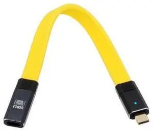 USB C Flat Extension Cable,USB 3.2 Type C Male to Female Extension Cable Support 20Gbps Data Transfer PD 100W Fast Charging and 8K@60Hz Video 0.65FT/0.2M USB C Flat Extension Cable,USB 3.2 Type C Male to Female Extension Cable Support 20Gbps Data Transfer PD 100W Fast Charging and 8K@60Hz Video 0.65FT/0.2M