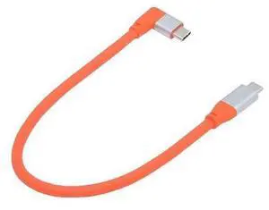 USB3.2 20Gbps Male to Male Cable 90 Degree Left Right Angled Ultra Soft High Flex 100W 8K 5K 4K USB4.0 Hyper Super Flexible Cord (30cm) USB3.2 20Gbps Male to Male Cable 90 Degree Left Right Angled Ultra Soft High Flex 100W 8K 5K 4K USB4.0 Hyper Super Flexible Cord (30cm)