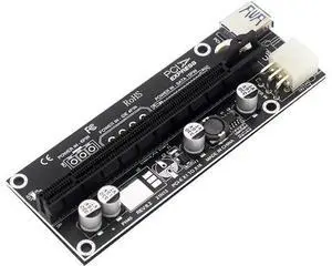 PH40 Desktop PCIe x1 to x16 Riser Card External GPU Extension Adapter USB 3.1 High-Speed Data Transfer (Square 6PIN Interface) PH40 Desktop PCIe x1 to x16 Riser Card External GPU Extension Adapter USB 3.1 High-Speed Data Transfer (Square 6PIN Interface)