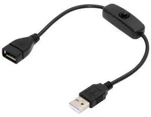 USB2.0 Cable with On Off Power Switch Button USB Type-A Male to Female for DC 5V Desk Lamp Fan Camera USB2.0 Cable with On Off Power Switch Button USB Type-A Male to Female for DC 5V Desk Lamp Fan Camera