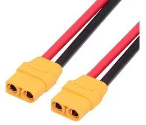 XT90 Female to Female 10AWG Extension Cable Connector for RC Battery Portable Power Station Solar Panel XT90 Female to Female 10AWG Extension Cable Connector for RC Battery Portable Power Station Solar Panel