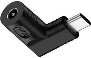 DC Jack 4.0x1.7mm Input to USB-C Type-C Angled 90 Degree Power Plug Charge Adapter for Laptop Phone DC Jack 4.0x1.7mm Input to USB-C Type-C Angled 90 Degree Power Plug Charge Adapter for Laptop Phone