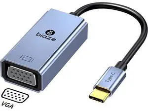 USB C to VGA Adapter, High\u2011Definition Type C to VGA Converter \u2013 Compatible with MacBook, iPad Pro/Air, D-ell XPS, Surface, Chromebook & More USB C to VGA Adapter, High\u2011Definition Type C to VGA Converter \u2013 Compatible with MacBook, iPad Pro/Air, D-ell XPS, Surface, Chromebook & More