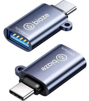 USB C to USB Adapter 2 Pack, USB-C OTG Connector 10Gbps, Type-C Male to USB 3.2 Female Converter for Flash Drive, Keyboard, Mouse, Smartphone, Tablet, Car Charger USB C to USB Adapter 2 Pack, USB-C OTG Connector 10Gbps, Type-C Male to USB 3.2 Female Converter for Flash Drive, Keyboard, Mouse, Smartphone, Tablet, Car Charger