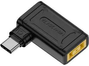 140W 100W Rectangle Jack Thinkpad X1 Input to USB-C Type-C Angled 90 Degree Power Plug Charge Adapter for Laptop Phone 140W 100W Rectangle Jack Thinkpad X1 Input to USB-C Type-C Angled 90 Degree Power Plug Charge Adapter for Laptop Phone