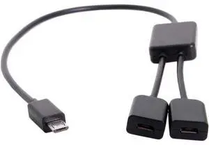 Micro USB 1 to 2 OTG HUB Cable USB2.0 Splitter with Chipset for Laptop PC Mouse Flash Disk Micro USB 1 to 2 OTG HUB Cable USB2.0 Splitter with Chipset for Laptop PC Mouse Flash Disk