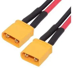 XT30 Male to Male 18AWG Extension Cable Connector for RC Battery Portable Power Station Solar Panel XT30 Male to Male 18AWG Extension Cable Connector for RC Battery Portable Power Station Solar Panel