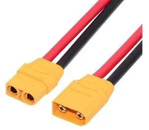 XT90 Male to Female 10AWG Extension Cable Connector for RC Battery Portable Power Station Solar Panel XT90 Male to Female 10AWG Extension Cable Connector for RC Battery Portable Power Station Solar Panel