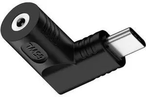 DC Jack 4.0x1.3mm Input to USB-C Type-C Angled 90 Degree Power Plug Charge Adapter for Laptop Phone DC Jack 4.0x1.3mm Input to USB-C Type-C Angled 90 Degree Power Plug Charge Adapter for Laptop Phone