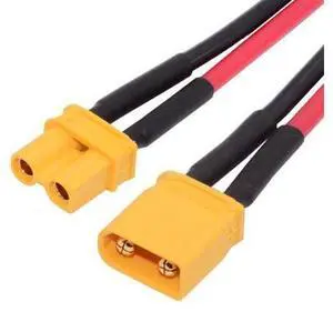 XT30 Female to Male 18AWG Extension Cable Connector for RC Battery Portable Power Station Solar Panel XT30 Female to Male 18AWG Extension Cable Connector for RC Battery Portable Power Station Solar Panel