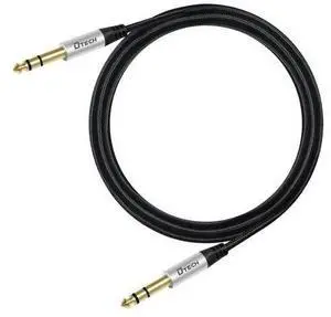 DTECH 3ft Electric Guitar Cable TRS 1/4 Instrument Cord Aux Balanced Stereo Jack Quarter Inch 6.35mm for DJ Speakers Amplifier Bass Studio Audio Monitor Mixer DTECH 3ft Electric Guitar Cable TRS 1/4 Instrument Cord Aux Balanced Stereo Jack Quarter Inch 6.35mm for DJ Speakers Amplifier Bass Studio Audio Monitor Mixer