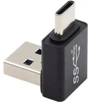 Up Angled USB3.0 Type A Male to USB 3.1 Type C Male Data 10Gbps Charge Adapter 90 Degree for Laptop Phone Up Angled USB3.0 Type A Male to USB 3.1 Type C Male Data 10Gbps Charge Adapter 90 Degree for Laptop Phone